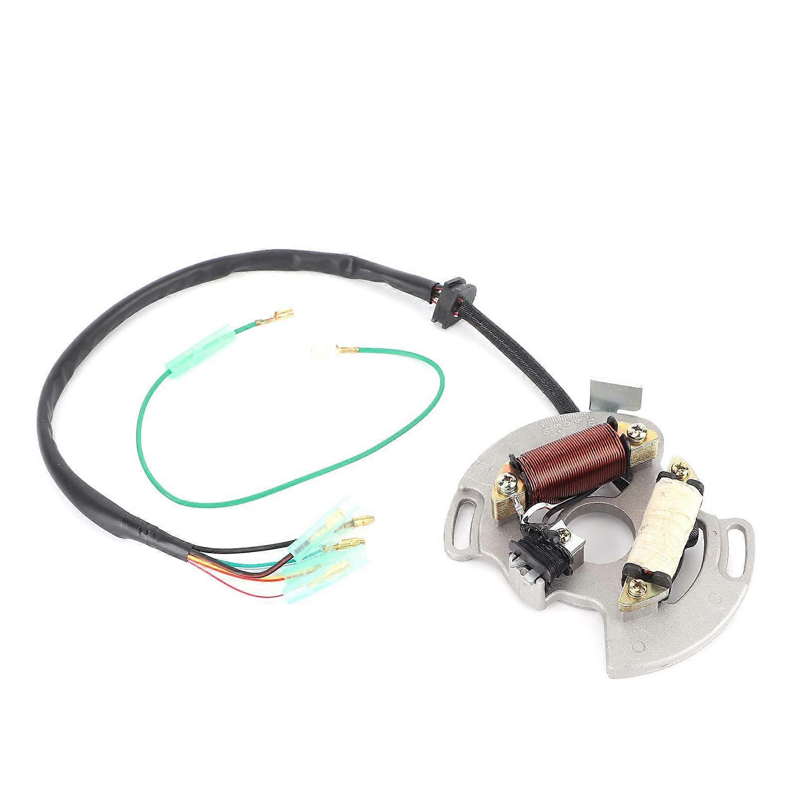 Alternator Generator Stator with Harness OEM 5VM855600000 for Yamaha Blaster YFS200 2003-2006 Replacement Part