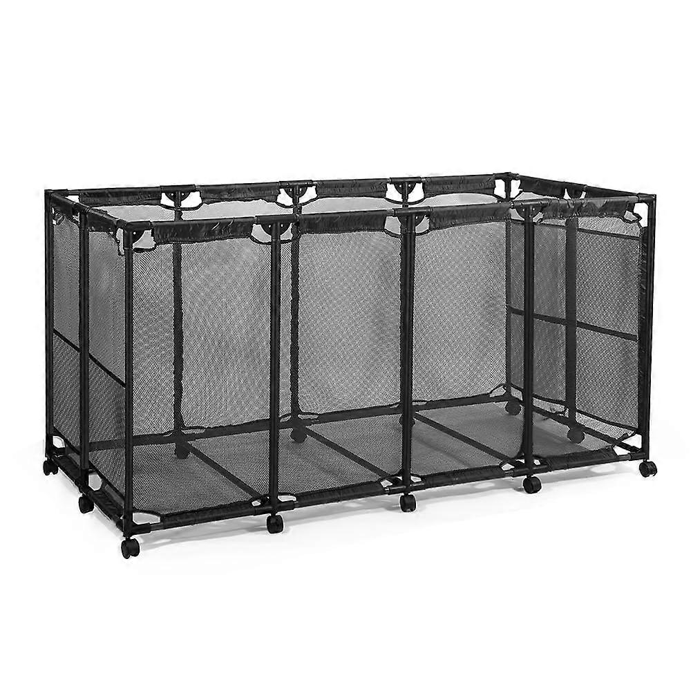 Pool Storage B Rolling Pool Storage Cart Standard Noodles Holder Organizer Container