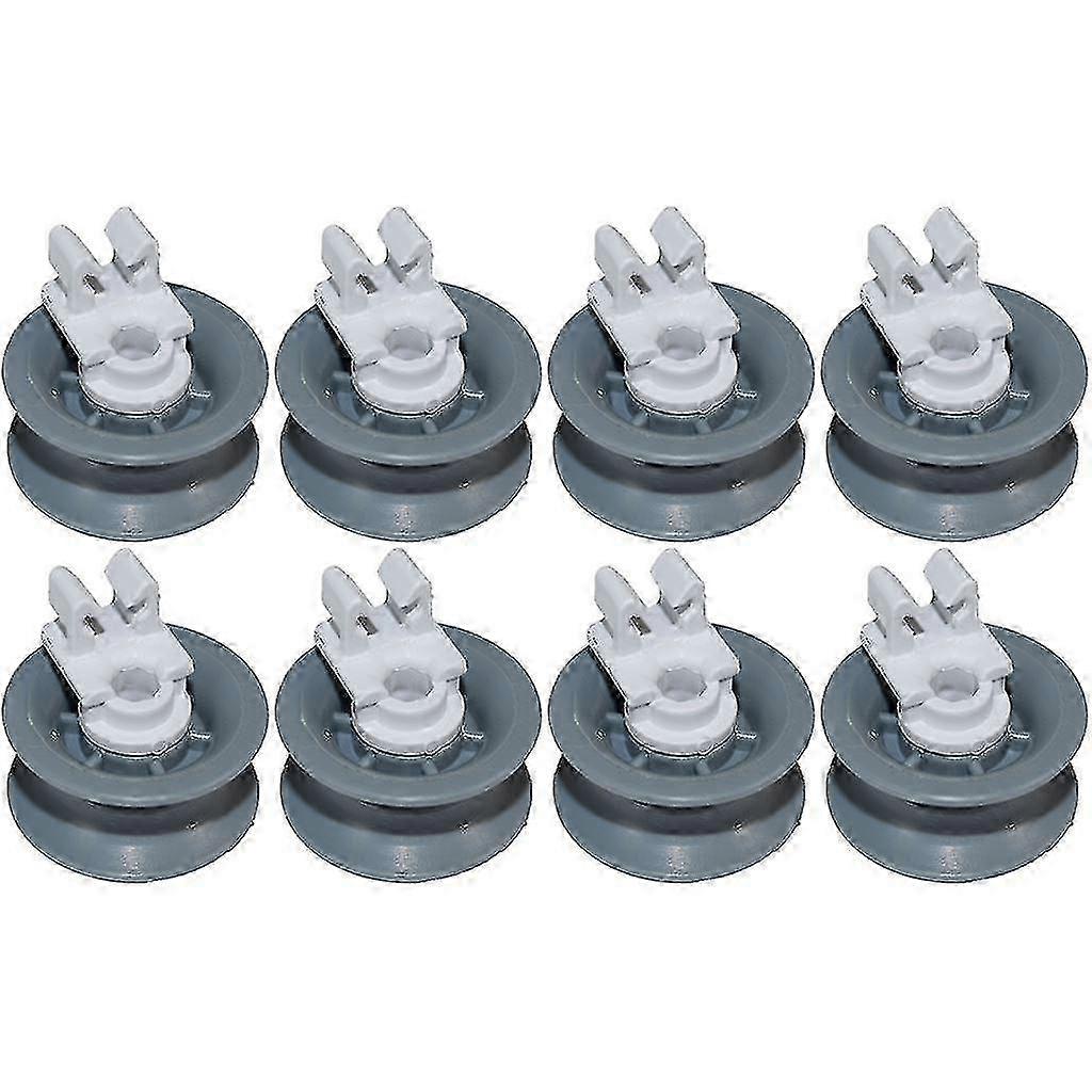 גלגל מתלה סל עליון למדיח כלים תואם ל- Bosch, Neff, Siemens - חבילה של 8