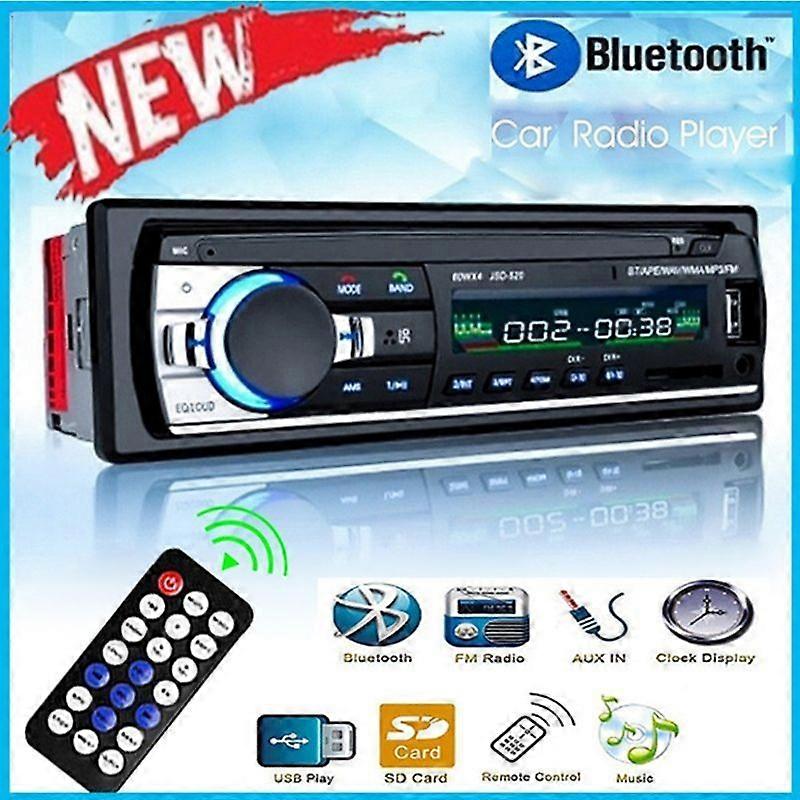 12V Car Stereo Radio Remote Control Digital Bluetooth Audio Music Mp3 Player