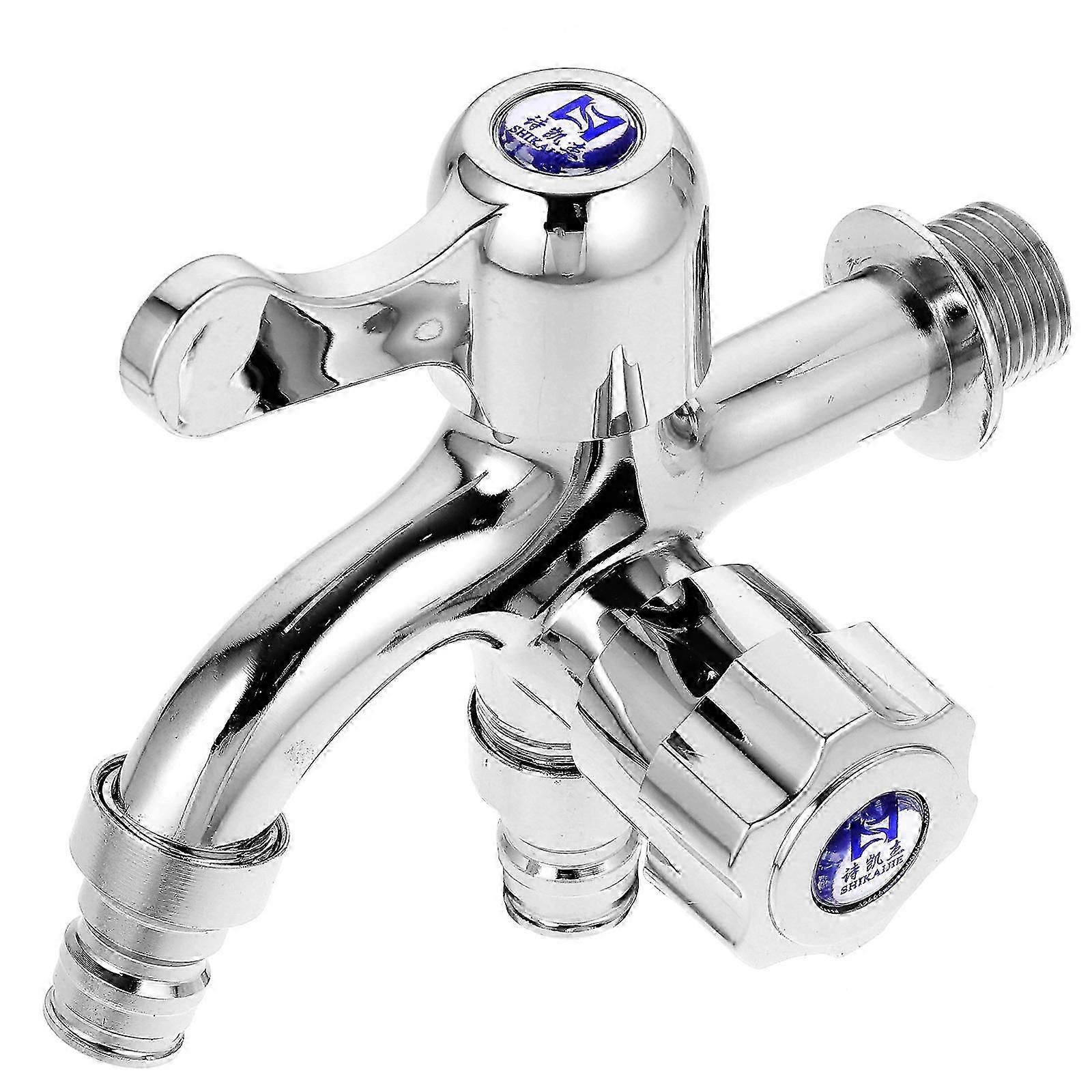 2 في 1 صنابير حوض الاستحمام صنبور حوض الماء البارد المثبت على الحائط صنبور الحمام صنبور صنبور الحمام صنبور مخرج مزدوج صنبور المياه