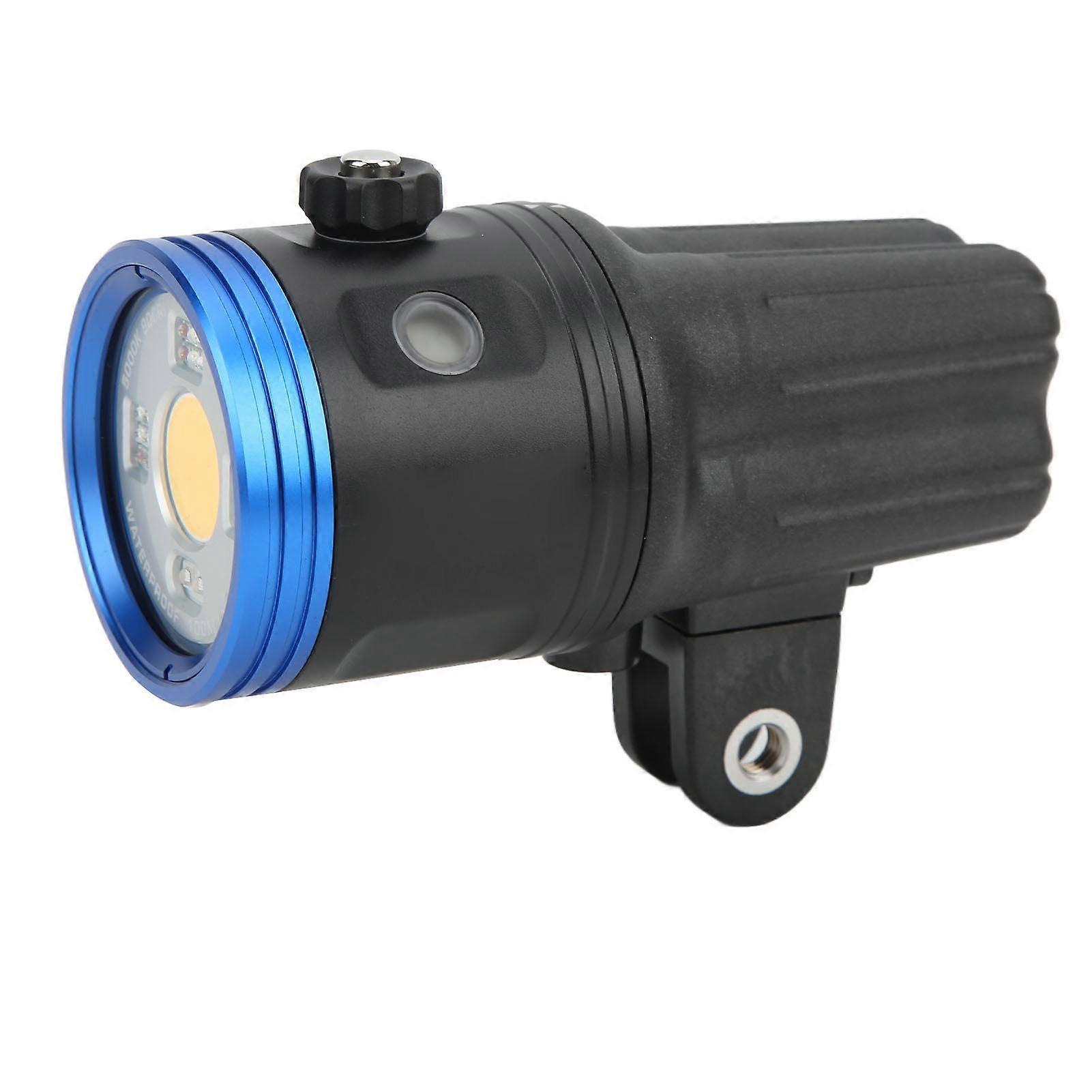 SFL01 5000lm LED Diving Flashlight Torch IPX8 Waterproof 100M