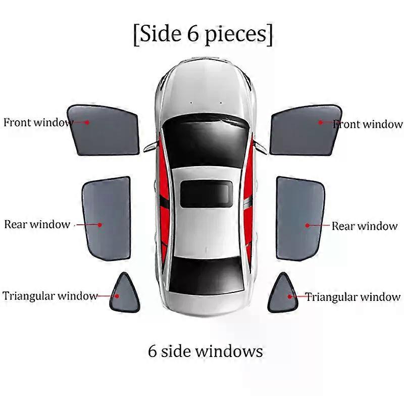 Suitable for Subaru Suitable forester SJ 2012-2018 Magnetic Car Sunshade Shield Front Windshield Frame Curtain Rear Side Window Sun Shade Visor