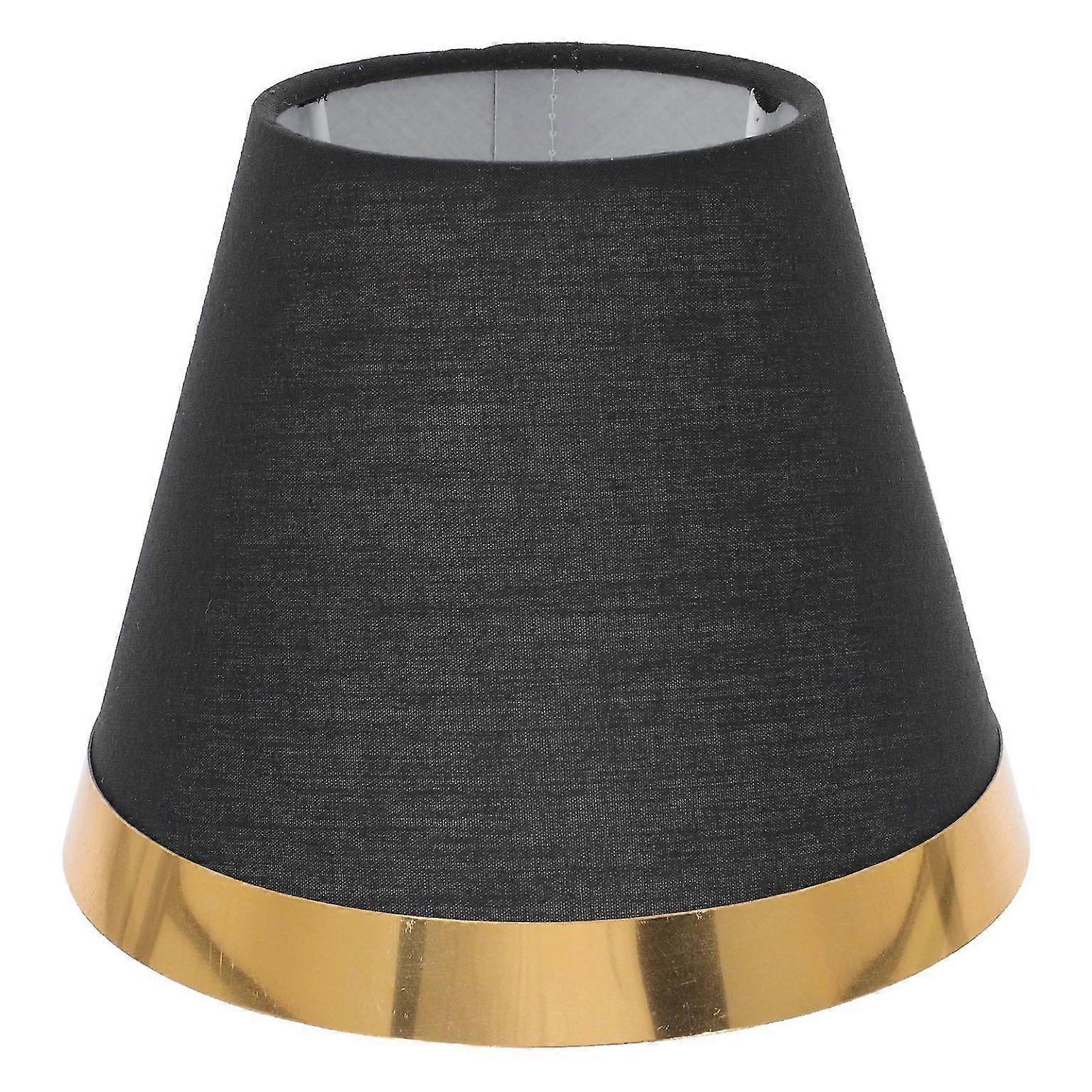 Modern Black Burlap Lamp Shade for Pendant & Wall Lamps - Stylish Home Decor, Durable & Versatile Lighting Solution