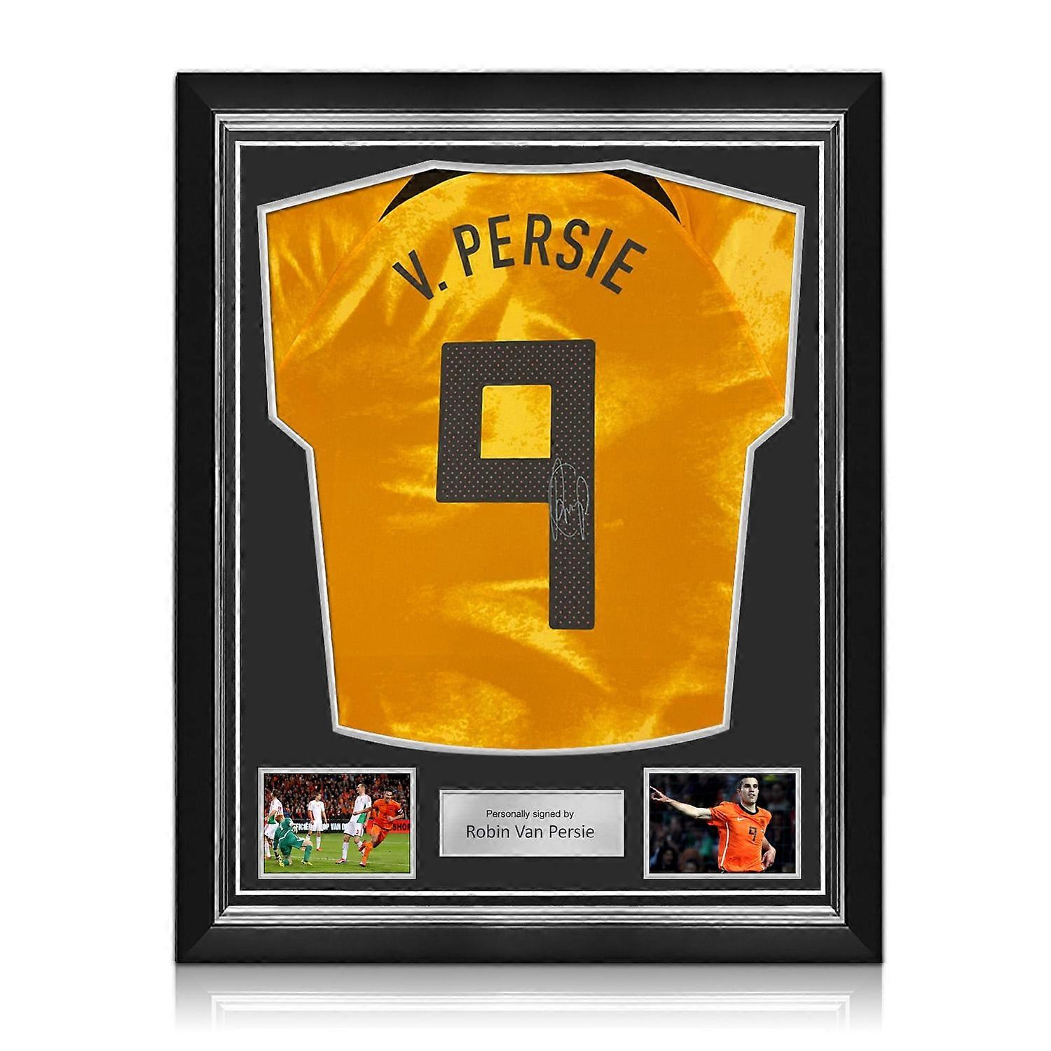 Robin Van Persie Signed Holland 2022-23 Football Shirt. Superior Frame
