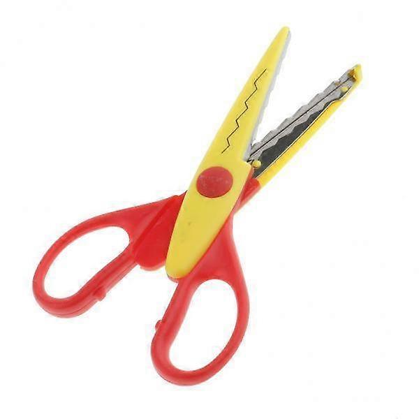 5xChildren Colorful Handmade DIY Safe Paper Punches Pattern Scissor zigzag