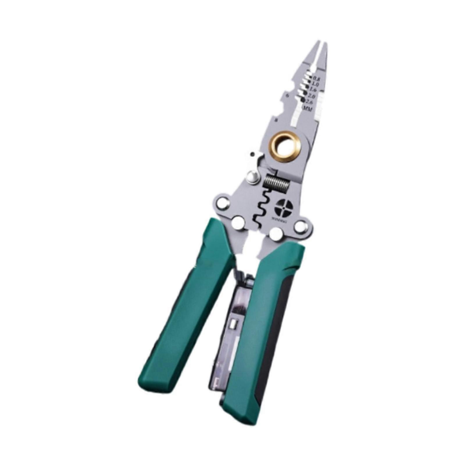 Wire Stripping Cable Cutting Metal Ergonomic Handle Multipurpose Pliers Cutter