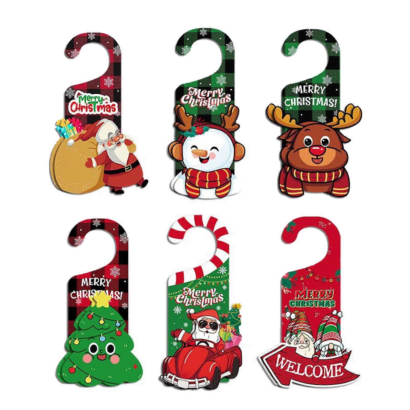 Easy to Install Cartoon Door Hangers Handle Accessory Suitable for Home, Offices, or Store Use Suitable for Any Door Multicolor