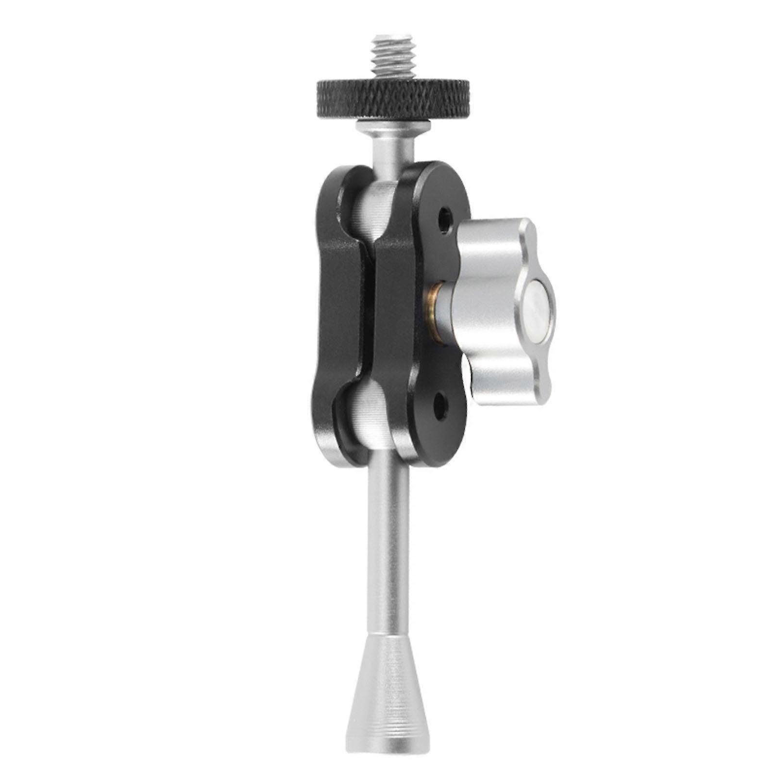 Camera Articulating Arm Aluminium Alloy Ball Head Magic Arm Mount with 1/4" Screw for Fill Light Monitor Microphone TM4