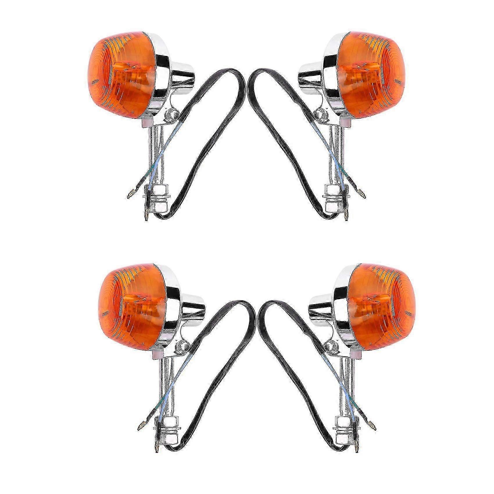4x For Ct70 Ct90 Xl100 Cb350 Cm400 Cb450 Cb750 Turn Signal Light 8mm 12v G