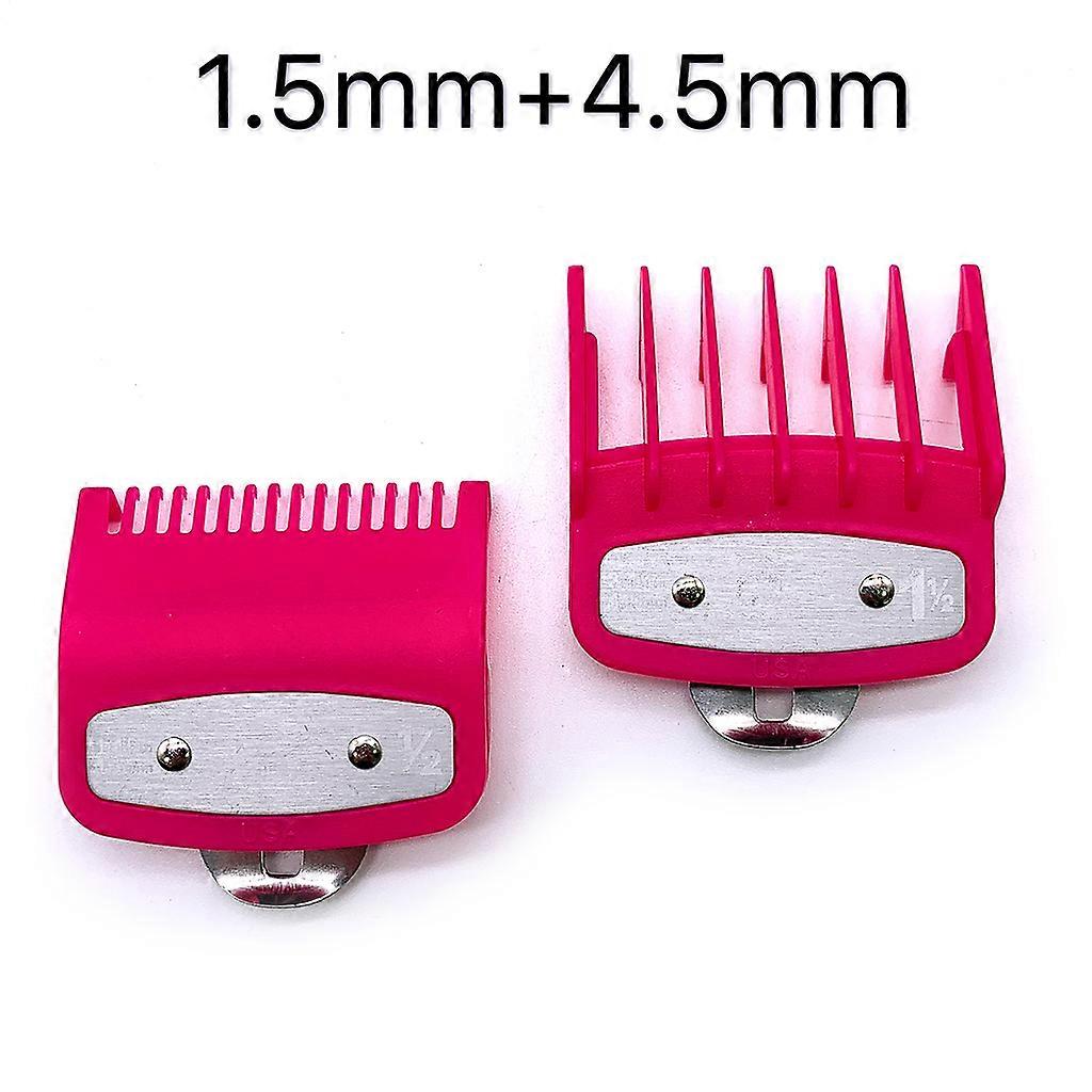 2PCS Guide Combs for Whal Hair Clippers Universal Hair Clipper Limit Comb Guide Attachment Hair Clipper Guide Comb