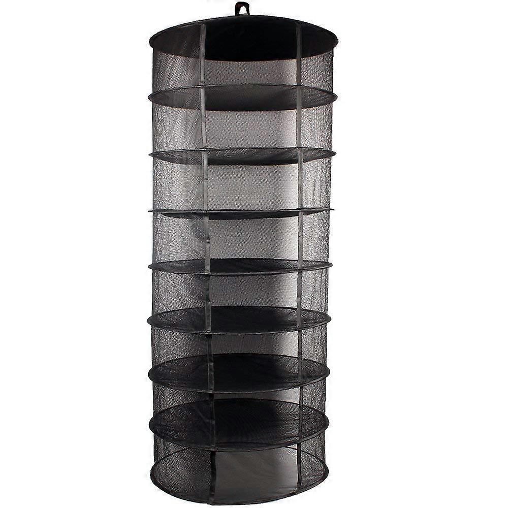 8 Tier Drying Rack Hanging Hydroponics Grow Tent Drying Net Ref: 4045