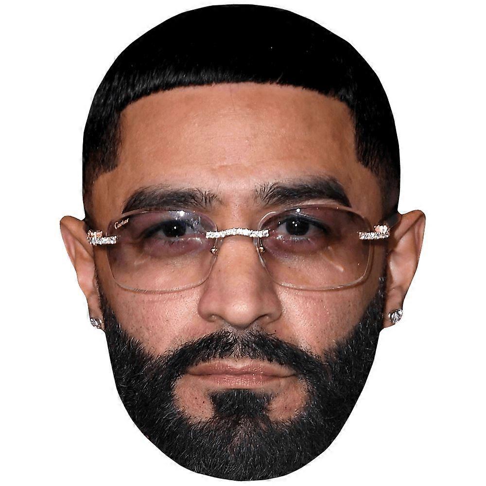 Tony Sunshine (Glasses) Celebrity Mask, Flat Card Face