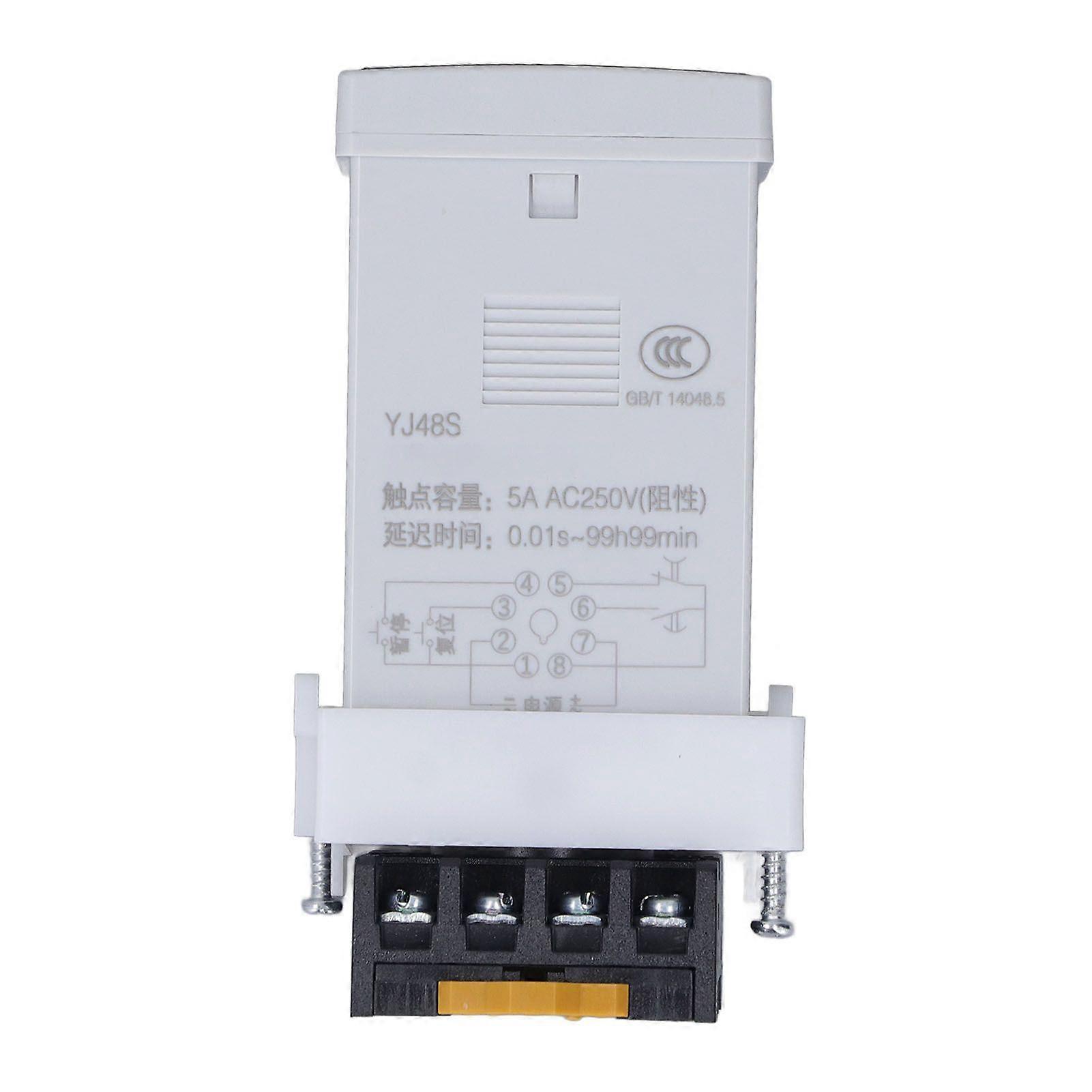High quality  YJ48S time relay 8-pin set of delay type controller programmable