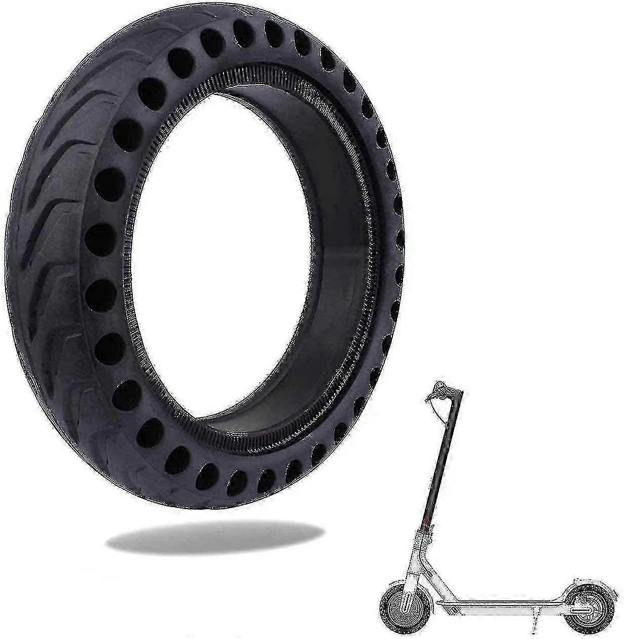 Replacement Solid Rubber Puncture-proof Tires for Electric Scooters, Suitable for Various Models