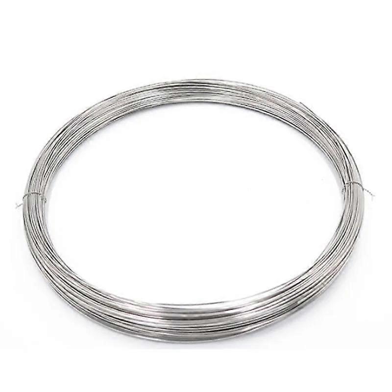 99.99% Pure Titanium Wire Ti Metal Line Diameter 0.2mm-3.0mm DIY Material