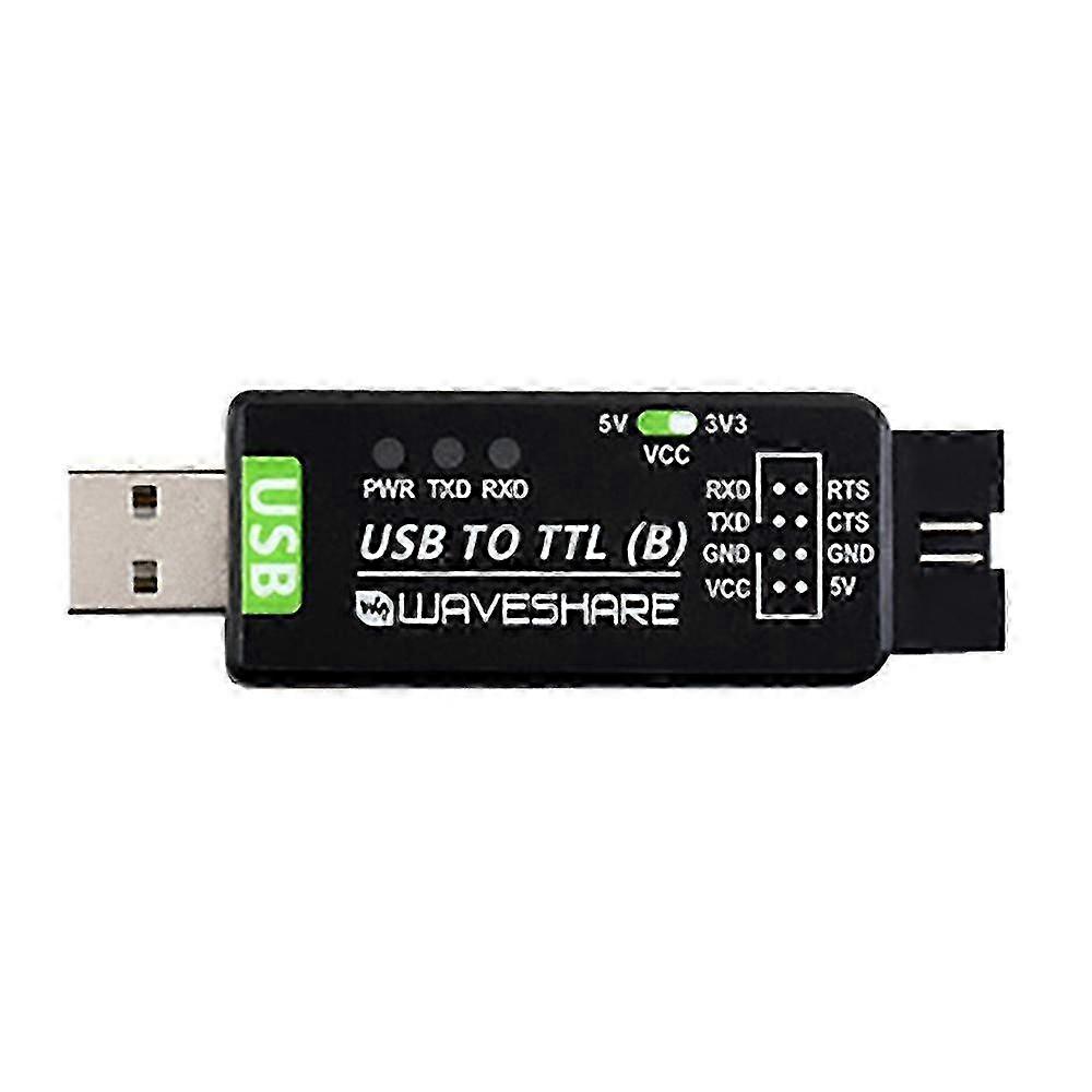 Industrial Grade USB to TTL Converter Serial Port Conversion Module Compatible with 5V/3.3V Level C for Various Applications