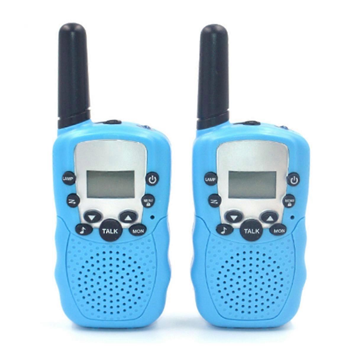 2Pcs Mini Walkie Talkie Children Toy 3 Mile Range Two Way Receiver Electronic Toy Radio