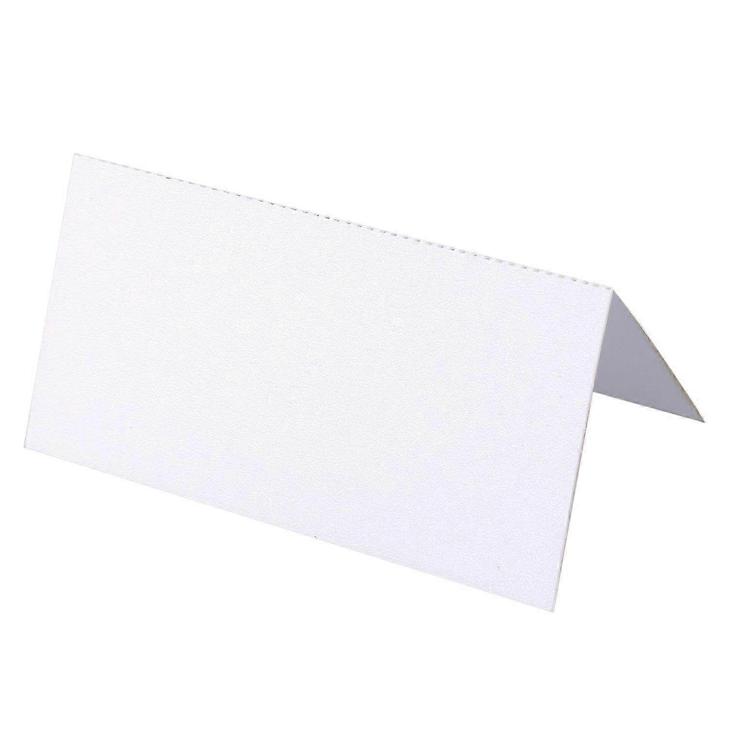 100 Blank Table Name Place Cards, Many Colours - White, Party, Wedding