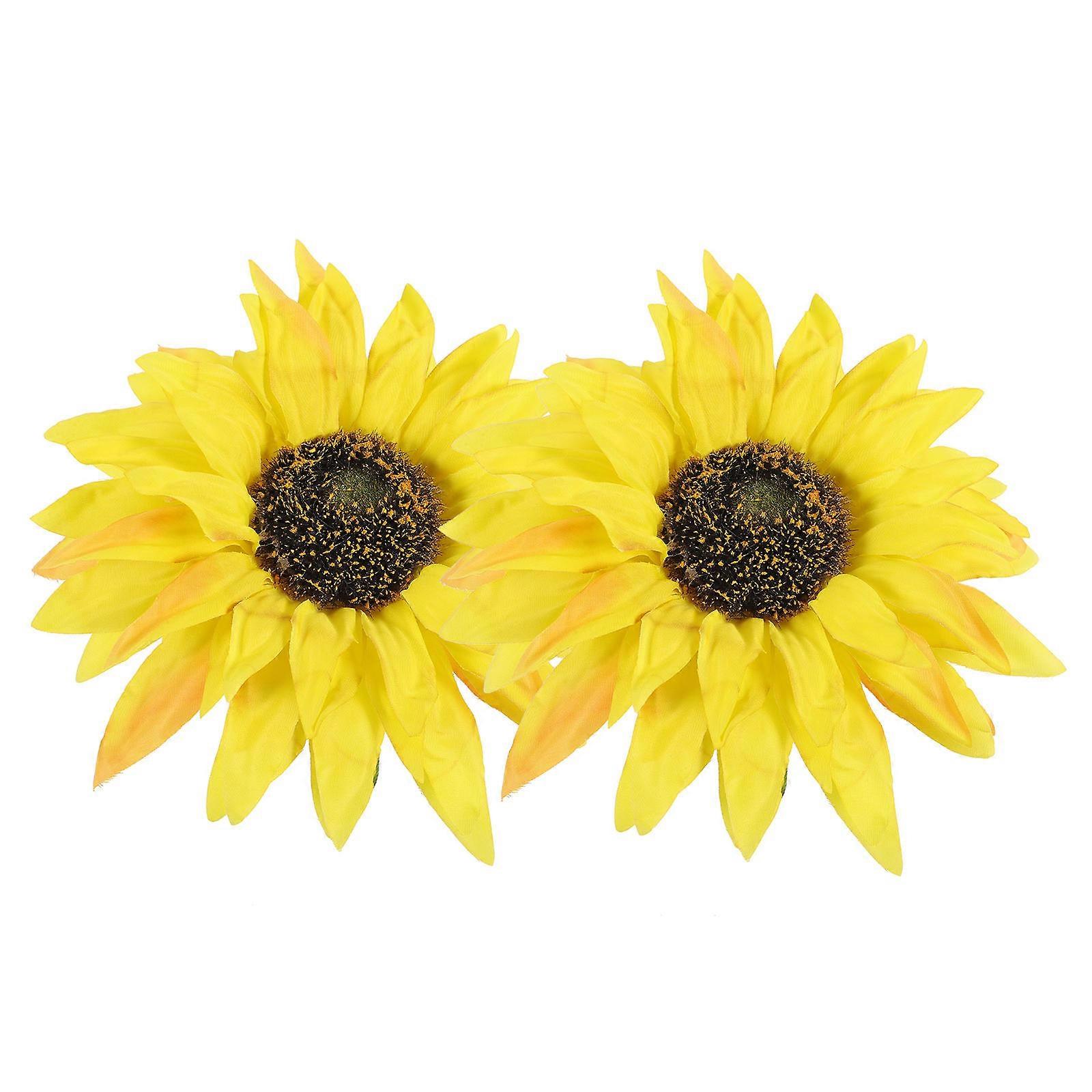 Sunflower Curtain Tieback Clips 2pcs Strong Holdbacks for Sheer Curtains Easy to Use Drape Holders No Drilling Required Home Decoration