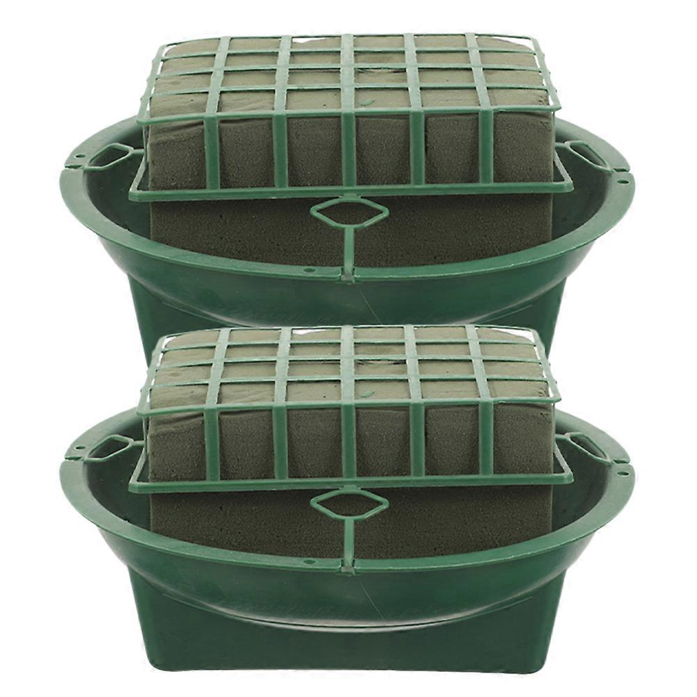 Floral Arrangement Support with Cage for DIY and Decorative Uses