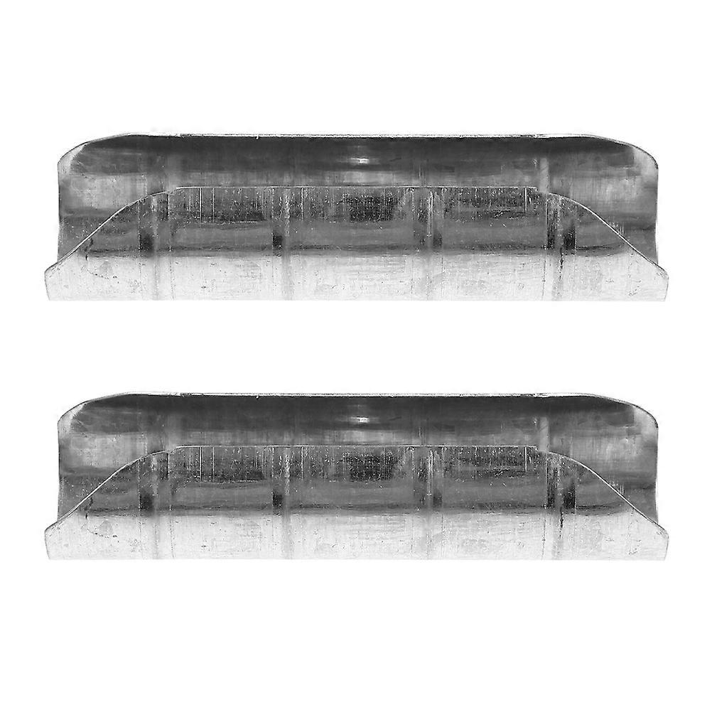 Window Drapery Rod Joints Classic Design Curtain Pole Fittings Galvanized 2Pcs