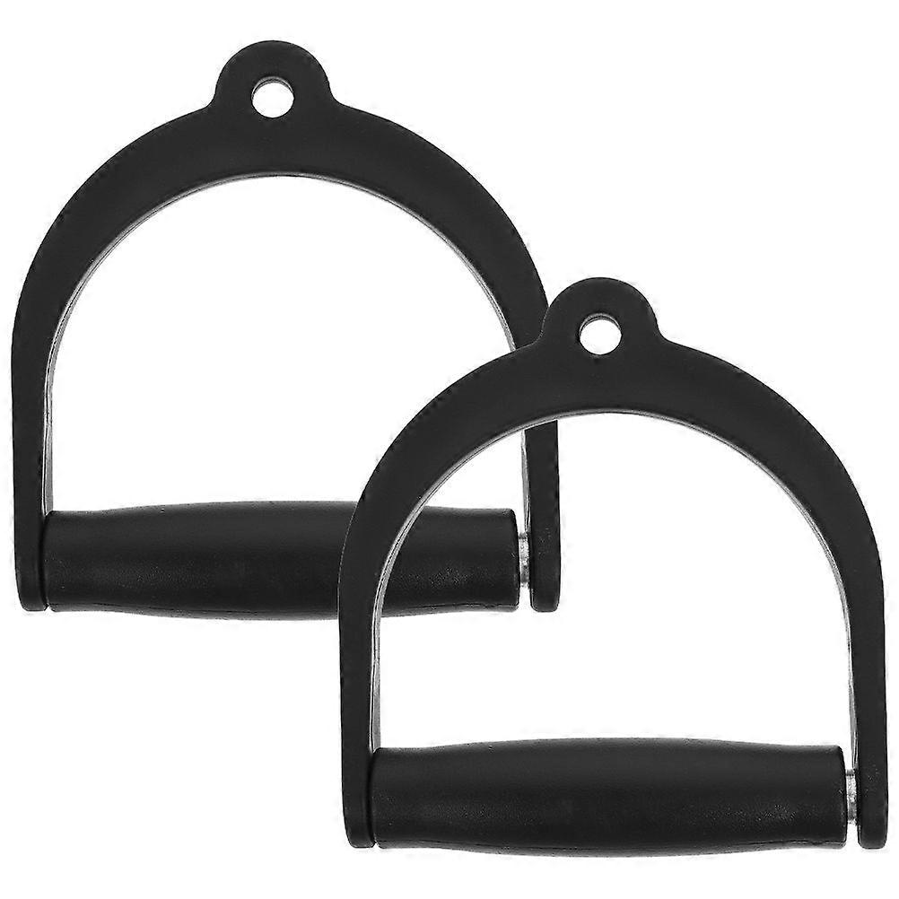 2pcs Exercising Cable Handles Ergonomic Fitness Handles Daily Use Workout Handles