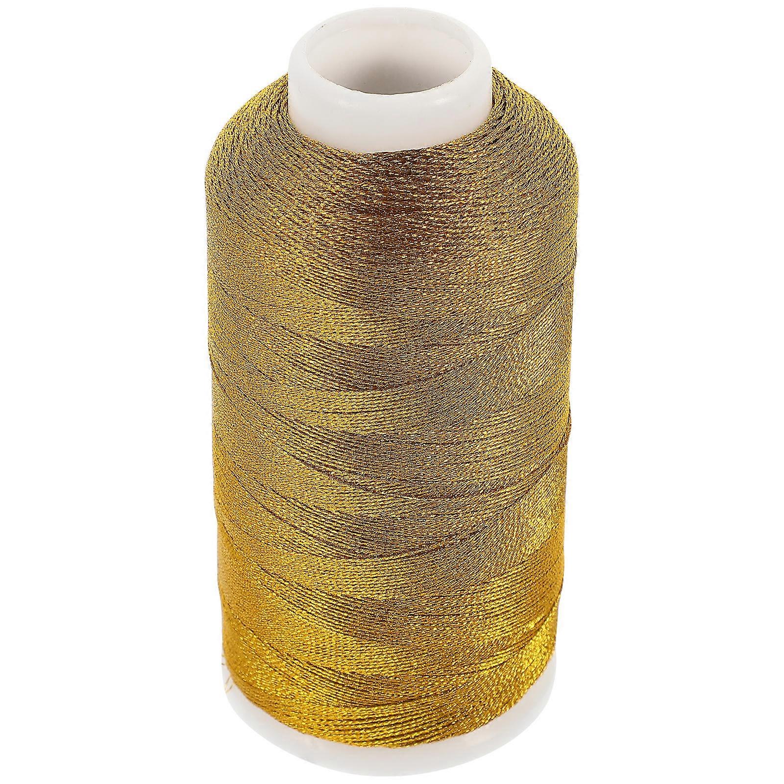 Craft Jewelry Wire 2000X0.04CM Diy Craft Decorative Use Bead Stringing 1 Roll Golden