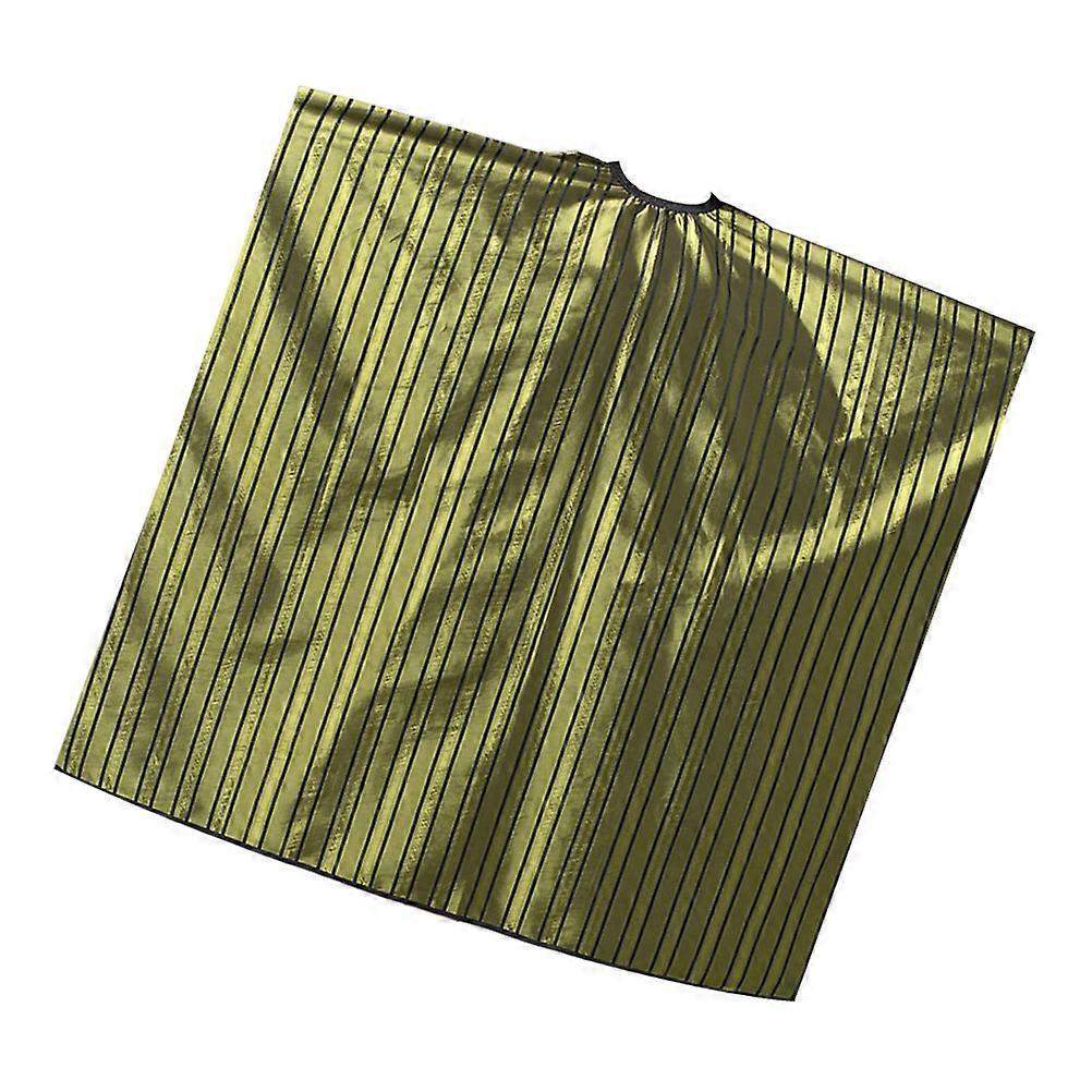 Here's a refined and professional product description based on the title you provided:
**Stripe Haircut Cape for Men & Women – Durable, Stain