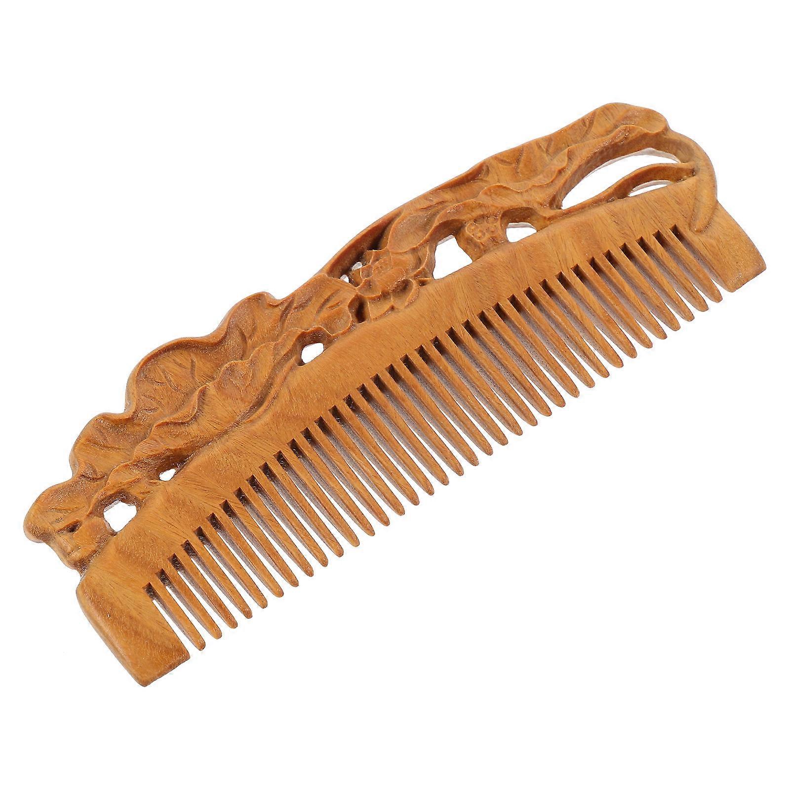 Stylish Chocolate Synthetic Decor Comb for Home Decor Smooth Gliding through All Hair Types 1PC