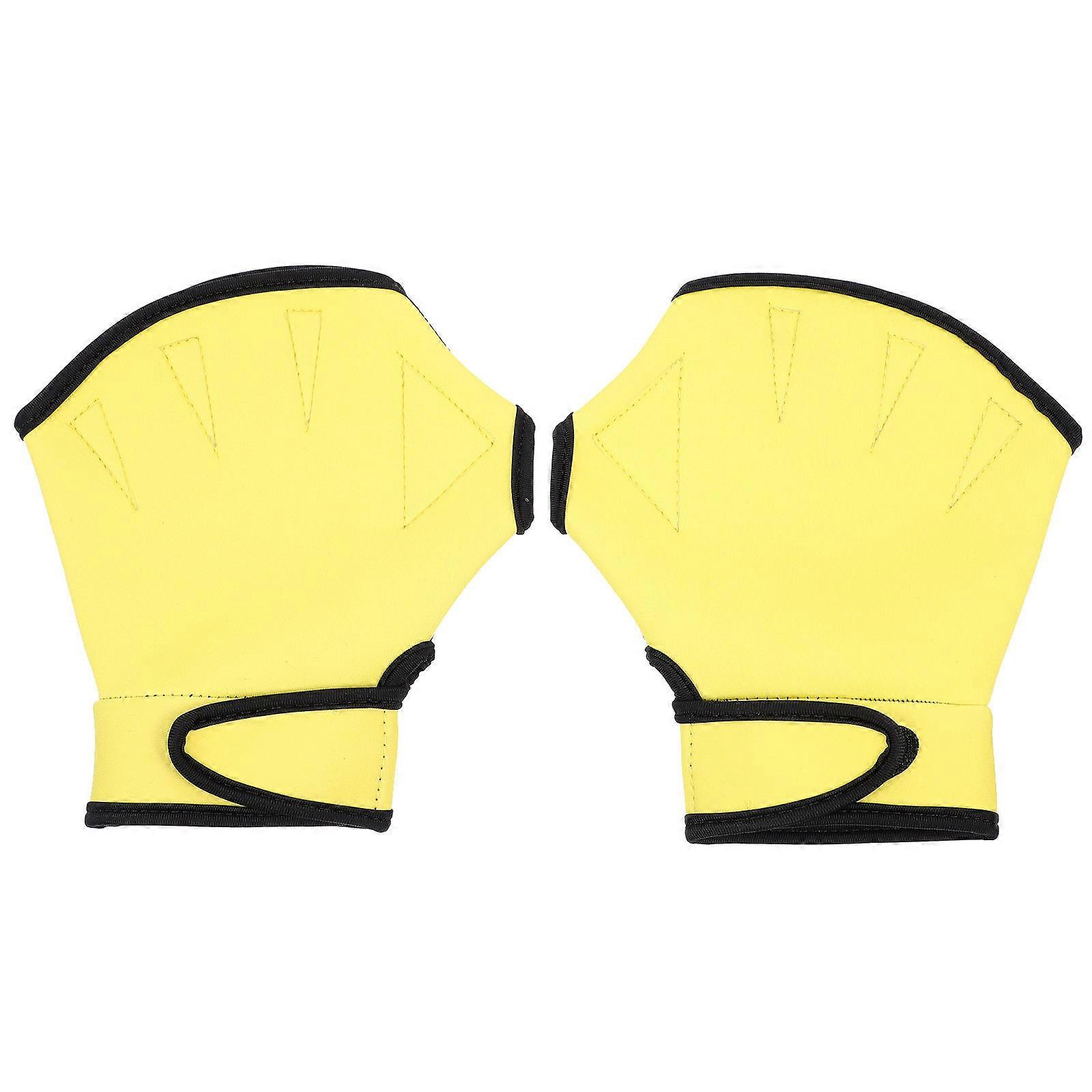 Pool Glove Swimming Training Gloves Webbed Shape Warmth in Cold -Resistant 1 Pair