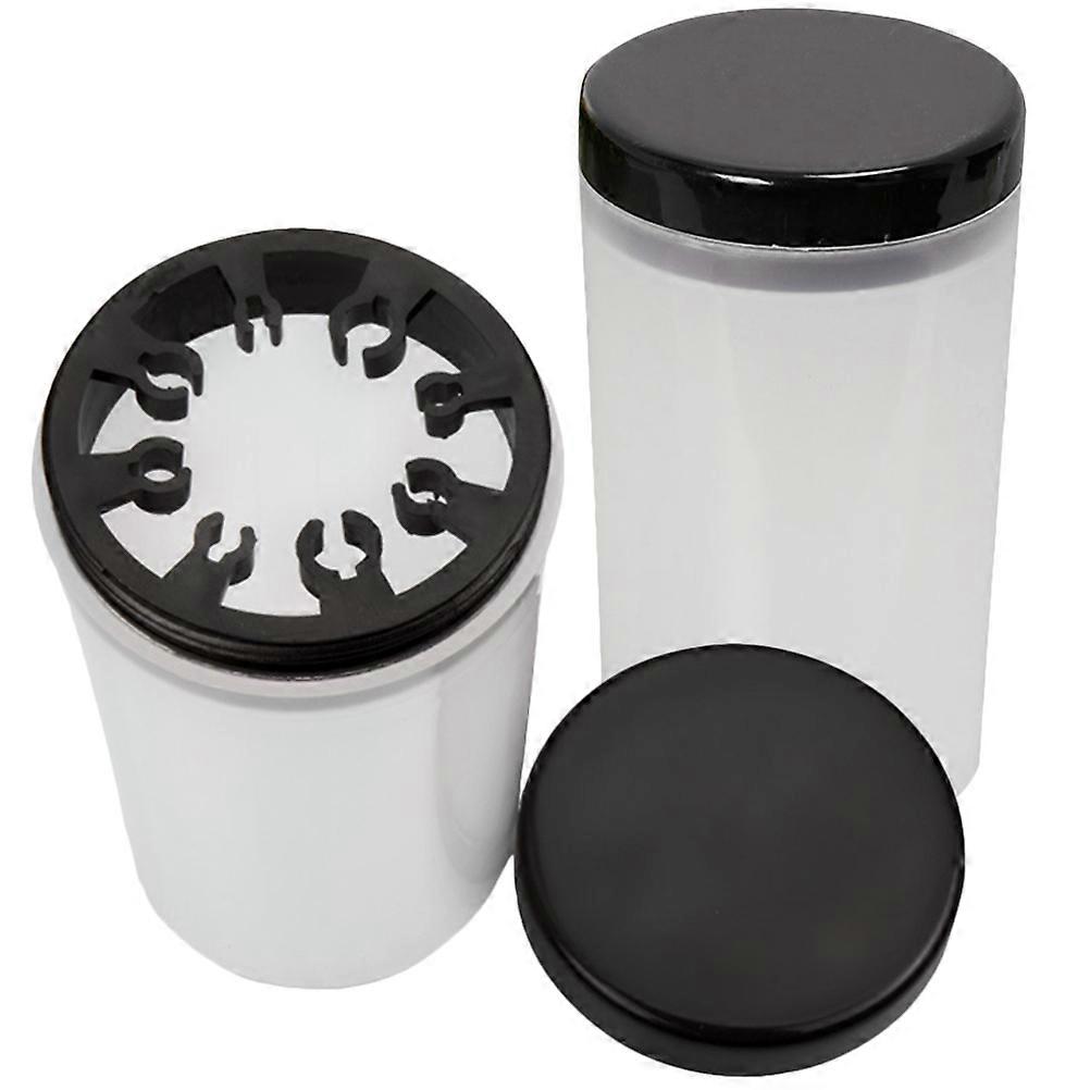 ここでは、あなたの意見に基づいた洗練されたプロフェッショナルな製品説明を紹介します。

**2pcsブラシクリーナーボトルポータブルペイントブラシワッシャー(溝付き)