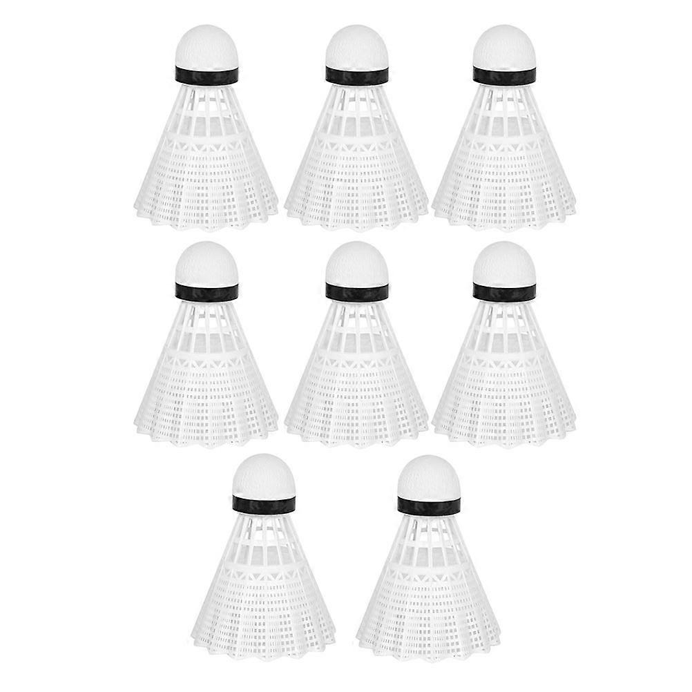 Lighting Shuttlecocks Badminton Training Practical Nylon 8x7cm 8Pcs