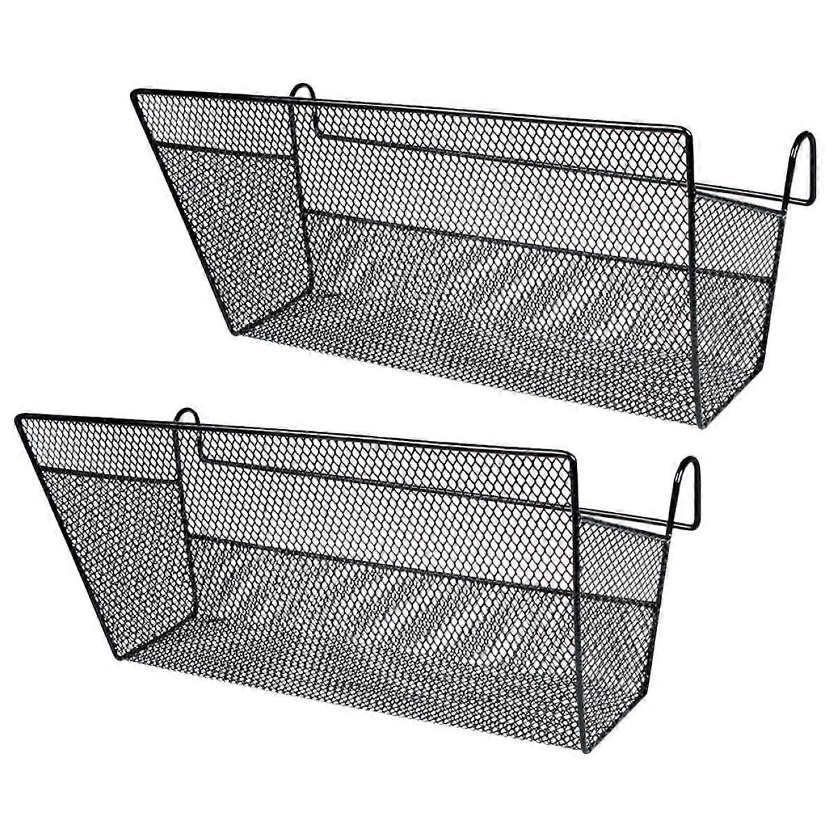 Bedside Storage Baskets for Dorms, Hanging Iron Shelf Organizer for Bunk Beds, Practical Bedroom Storage Solution