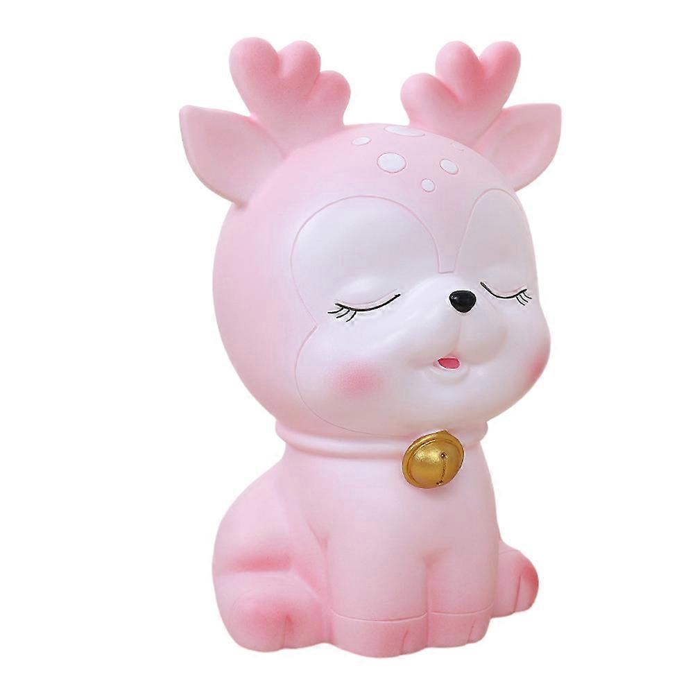 Animal Money Box Enamel Deer Shaped Money Storage Holder Birthday present 22.00X15.00X13.00CM Decorative Item 1Pcs