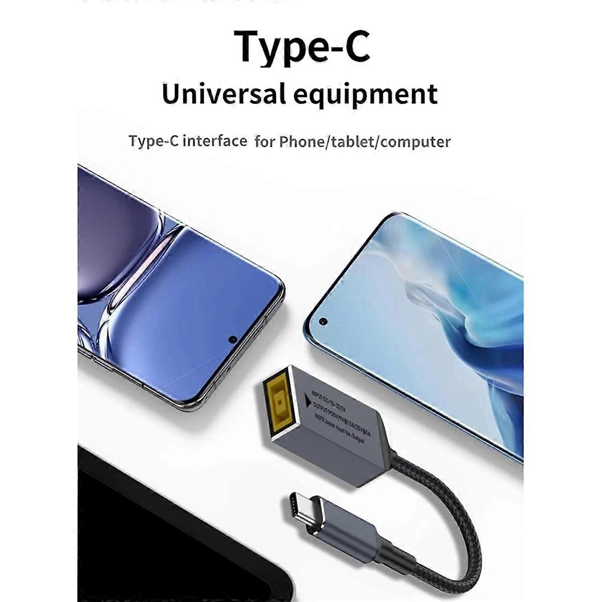 PD100W for DC Square Jack to USB Type-C Converter