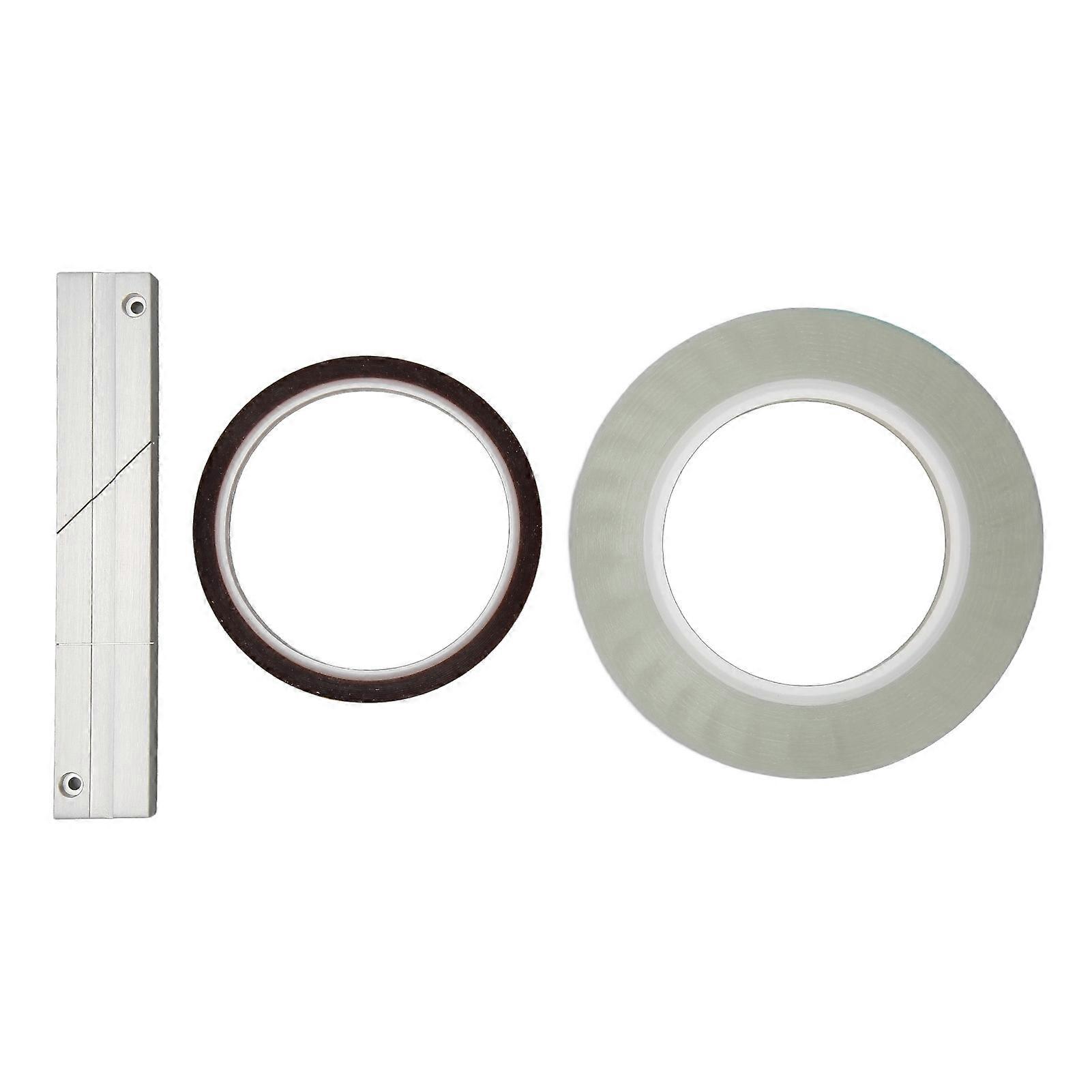Kit d'épissure de bande 1/4 10 pouces Bloc d'épissure de bande professionnel pour support de bande bobine à bobine ouverte Revoxsonido 1/4 10 pouces