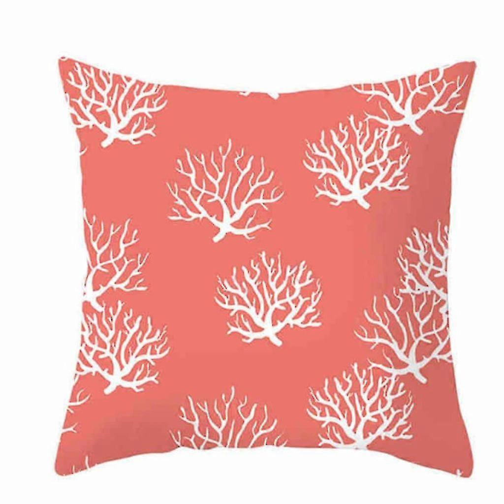 Modern Esthetics Throw Pillow for Case Square Red White Polyester for Sofa Couch Car for Seat Pillowcase Women Men Cushi