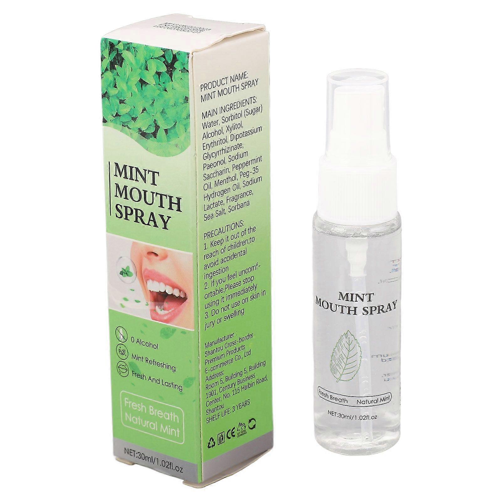2025 Latest Model 3pcs Oral Breath Spray Breath Freshener Mint Refreshing Long...