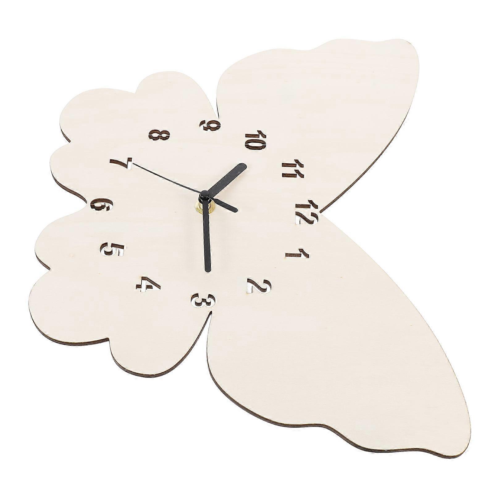 Silent Wall Clock Animals Shape Movement For Parents 1Set