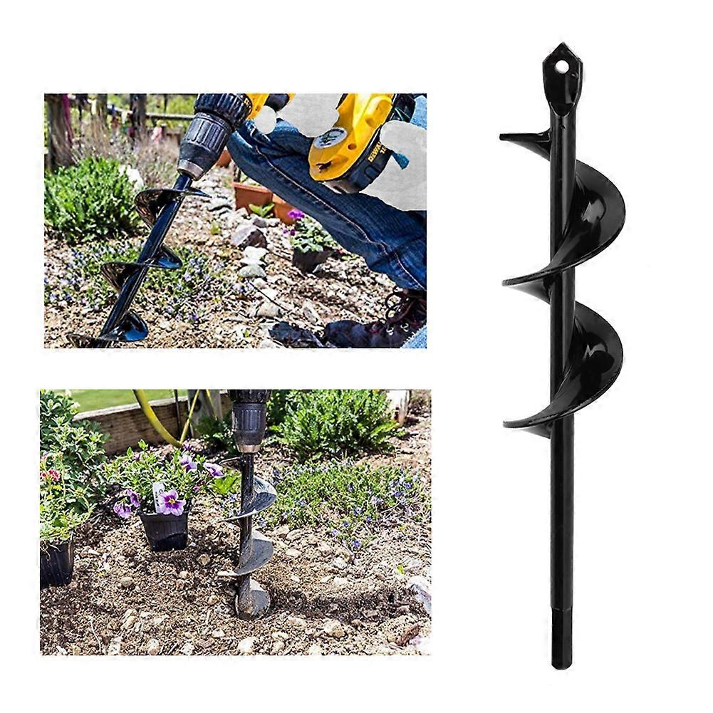 Irrigating Spiral Drill Bit Hole Dig Accessory for Garden Auger Planting Seedlings