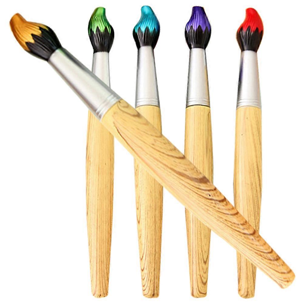 Creative Ballpoint Pen Unique Ballpoint Pens Ergonomic Design Blue 5Pcs