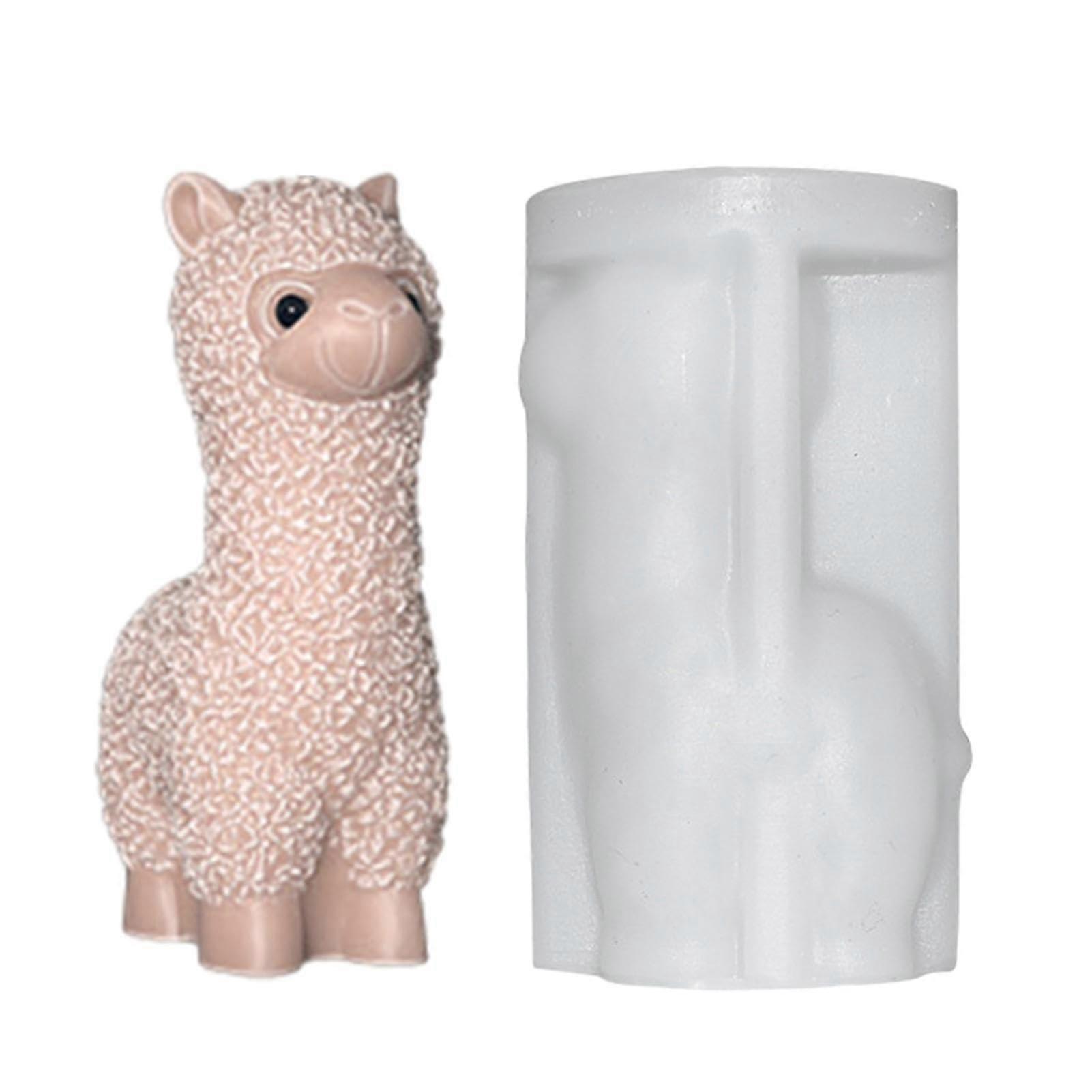 Alpaca Silicone Mould for Fondant, Chocolate, Epoxy Resin, Soy Wax