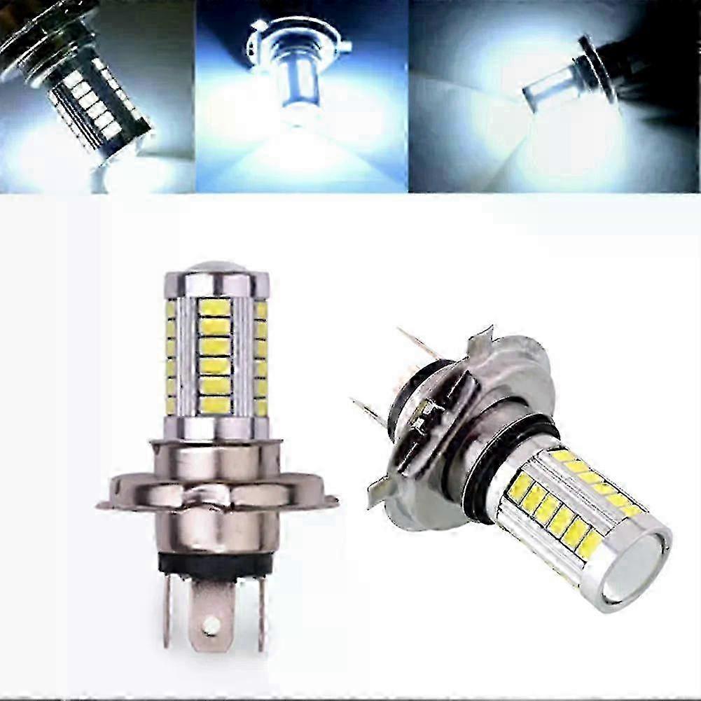 2pcs Universal Car LED Lamp 5630 33smd 12v White Fog Light Extremely Bright High Power Front Fog Light Bulbs for Auto Driving Use