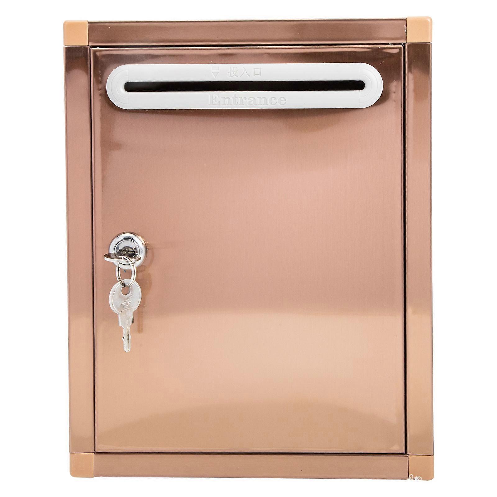 a product suggestion and description tailored to your for a **Lockable Stainless Steel Mailbox Wall Mount Suggestion Box for Letters and Complaints
