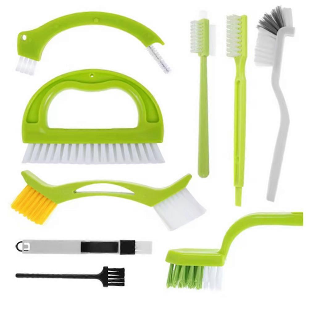 9Pcs Groove Cleaner Brush Set Multipurpose Hand-Held Cleaning Brush