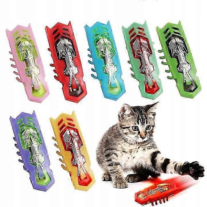 7x Cockroach Worm Insect Like Hexbug La Cucaracha Cat Toy