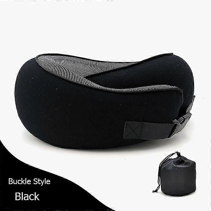 Portable U-Shaped Memory Foam Neck Pillow for Travel and Rest