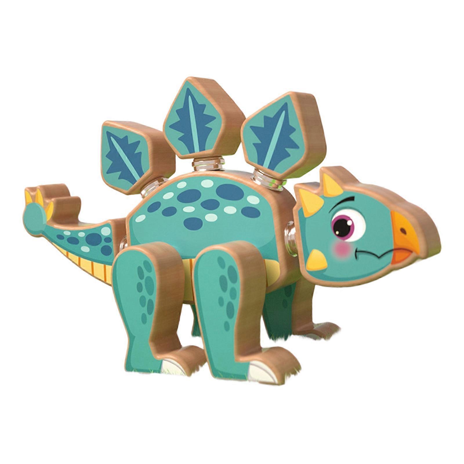 DIY 3D Dinosaur Building Set For Toddlers 3+ Years Develop Hand Eye Coordination Through Imaginative Play