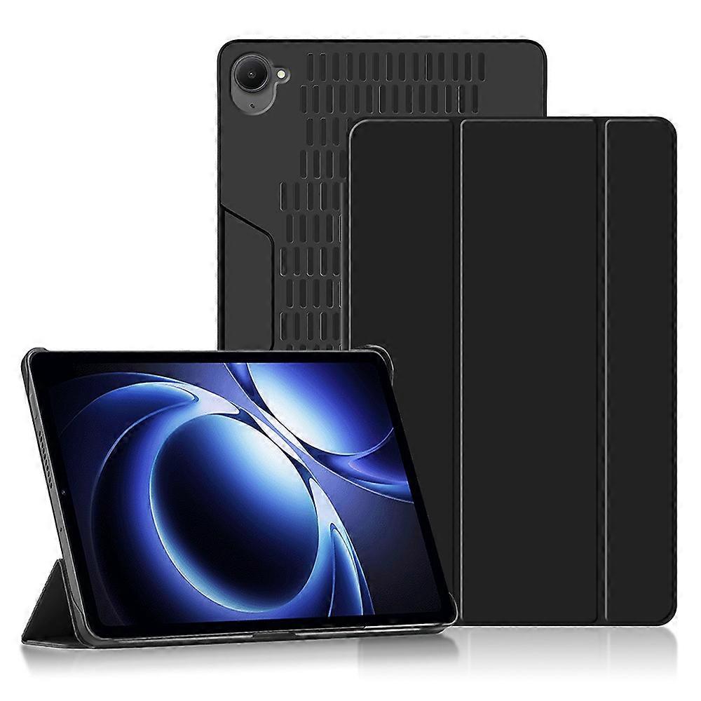 Compatible For Xiaomi Redmi K Pad Tablet Case Trifold Stand Leather + PC Hollow Back Cover Auto Wake / Sleep
